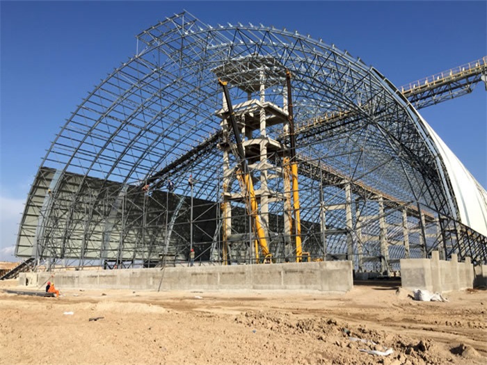 广州煤机油桶翘工程网架